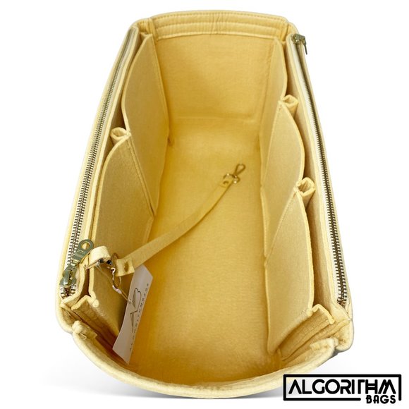 👑 NEW! Neverfull GM MM LV purse organizer insert with zippers for Louis Voution - Picture 12 of 16